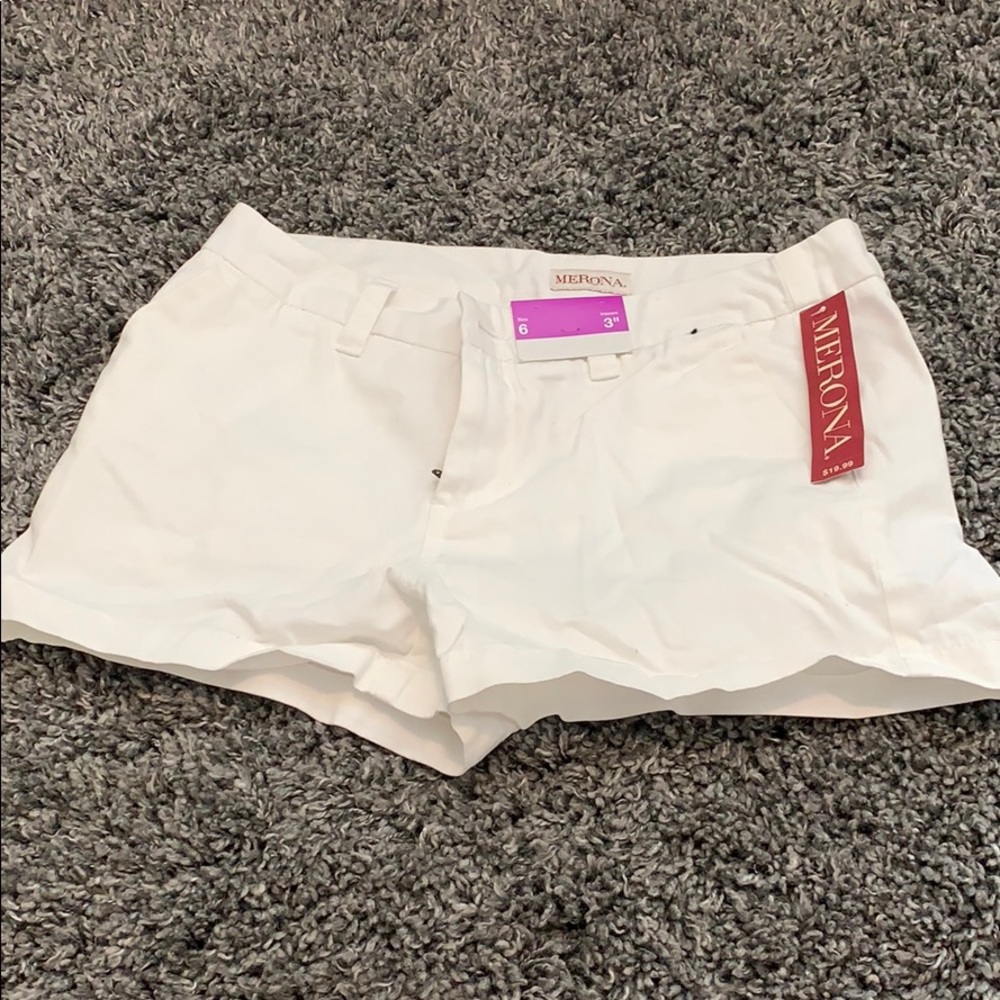 White shorts